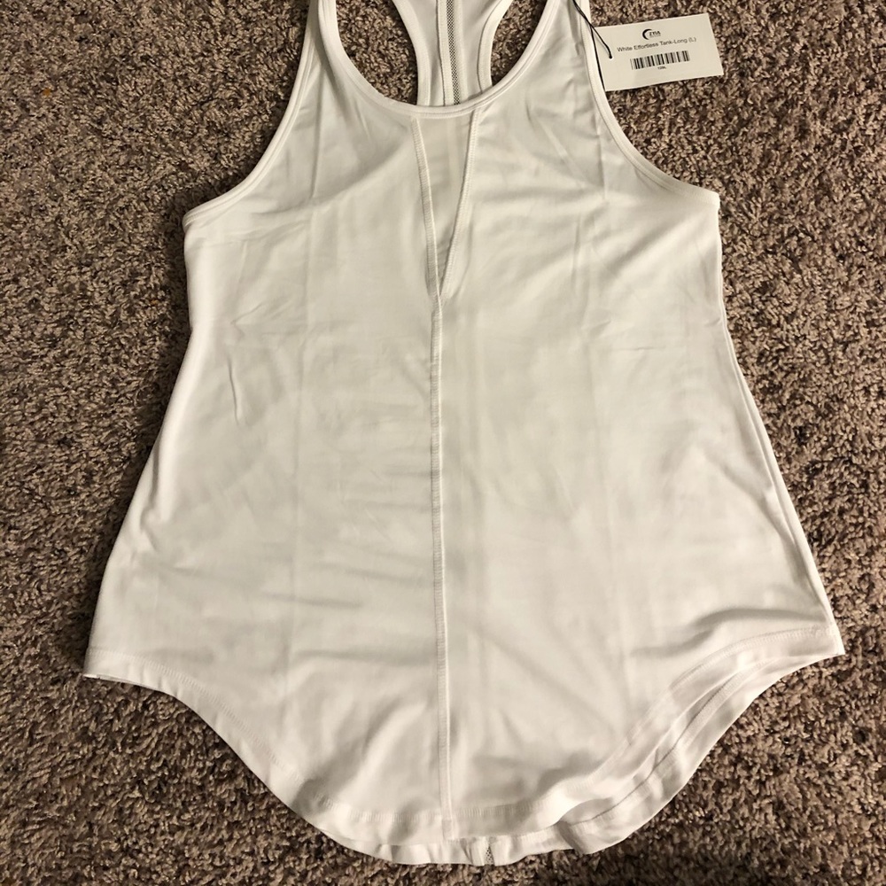 Zyia White effortless tank